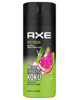 Axe Epic Fresh Men's Deodorant and Body Spray - 48 Hour Protection, Greyfurt and Tropical Pineapple Fragrance Axe Epic Fresh - 48 Hour Men's Deodorant men's deodorant, body spray for men, long-lasting freshness, Axe Epic Fresh, greyfurt and pineapple fragrance, personal grooming, masculine scent, 48-hour protection, dual action technology