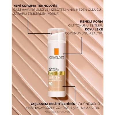 La Roche-Posay Anthelios SPF 50+ Age Correct CC Cream: Tinted Sunscreen for Wrinkles, Dark Spots & Even Skin Tone La Roche-Posay SPF 50+ CC Cream - Anti-Aging Tinted Sunscreen SPF50+ CC Cream, La Roche Posay Anthelios, Anti-aging sunscreen, Tinted sunscreen, Hyaluronic acid CC cream, Sun protection for wrinkles, Daily CC cream SPF50+, CC cream for even skin tone, Hypoallergenic sunscreen, Sunscreen for sensitive skin, CC Cream, SPF, Sunscreen, Anti-aging, Wrinkle reduction, Dark spot correction, Even skin t