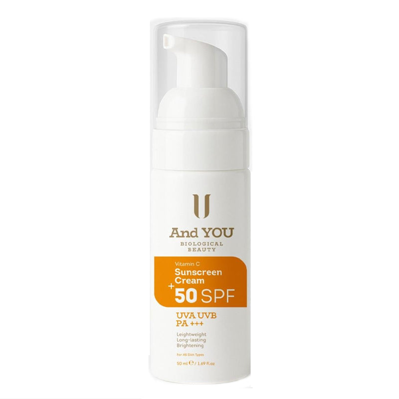 And You Vitamin C Sunscreen SPF 50+ Brightening Cream 50 ml
