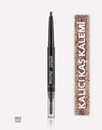 Flormar Angled Eyebrow Pencil with Brush - Long-Lasting, Natural Definition for Precise Brows - view 5