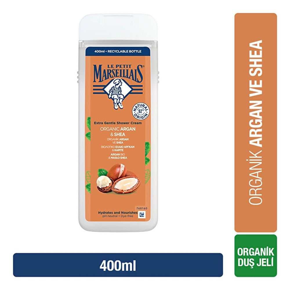 Le Petit Marseillais Organic Argan & Shea Shower Gel 400 ml