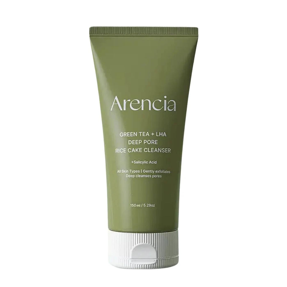 Arencia Green Tea LHA Deep Pore Rice Cake Cleanser 150 ml