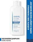 Ducray Squanorm Sec Shampoo 200 Ml - Anti-Dandruff Shampoo for Dry Dandruff Relief, Scalp Care, Dry Scalp Relief Ducray Squanorm Sec Shampoo 200 Ml - Anti-Dandruff Solution Anti-Dandruff Shampoo, Dry Dandruff Treatment, Ducray Squanorm Sec Shampoo, Scalp Care, Dry Scalp Relief, Hair Care, Cosmetic, Shampoo for Dry Dandruff, Dandruff Relief, Scalp Treatment, Hair Treatment, Ducray Products