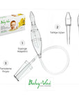 BebeVak Baby-Vac Nasal Aspirator for Babies and Children - Safe, Effective Nasal Congestion Relief for Infants Aged 0-6 Years BebeVak Baby-Vac Nasal Aspirator - Safe Relief for Babies nasal aspirator, baby nasal aspirator, BebeVak, Baby-Vac, nasal congestion relief for infants, safe nasal aspiration for babies, infant care, baby health, nasal congestion relief, medical-grade nasal aspirator, European-designed baby products, CE certified baby products, UV approved medical devices