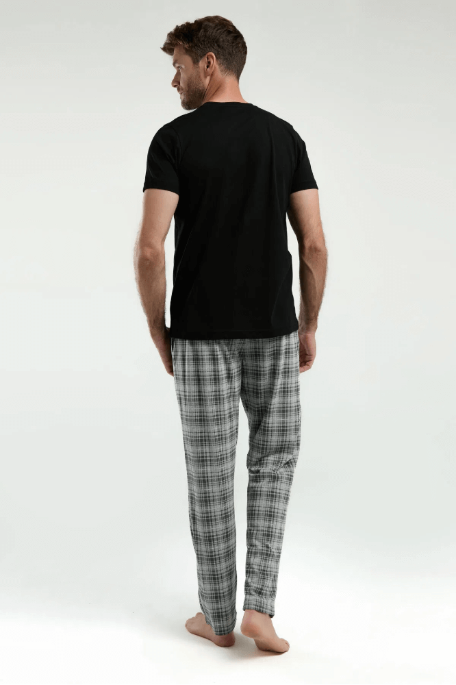 Arnetta AR3350 Men's Pajama Set Classic Comfort Black