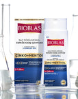 Bioblas Anti-Dandruff Shampoo with Zinc and Menthol for Hair Loss Treatment - 12.18 fl oz Bioblas Anti-Dandruff Shampoo with Zinc & Menthol anti-dandruff shampoo, Zinc shampoo, Menthol shampoo, hair loss treatment, scalp soothing shampoo, daily use shampoo, dandruff relief, scalp care, hair care, Bioblas, shampoo for hair loss, scalp irritation relief