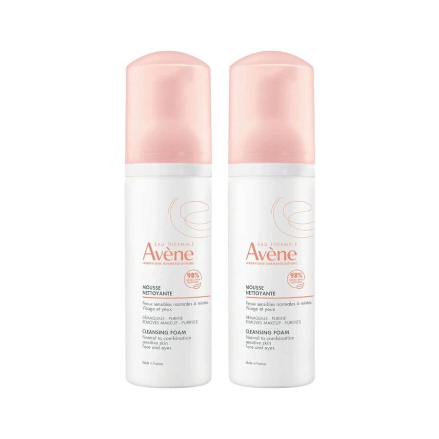Avene Cleansing Foam Gentle Face Wash Duo 150 ml x 2 Pack