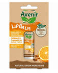 Avenir Vegan Orange & Cinnamon Lip Balm for Dry Lips 5.2g