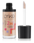 LYKD 2 in 1 Foundation Makeup - Natural Beige, Long-Lasting, Nourishing with Honey and Vitamin C LYKD 2 in 1 Foundation - Natural Beige, Nourishing & Long-Lasting 2 in 1 Foundation, Natural Beige Foundation, Foundation Makeup for Imperfections, Long-lasting Foundation, Nourishing Foundation with Honey and Vitamin C, Makeup for Flawless Finish, Skincare Benefits, All Skin Types, Lightweight Foundation