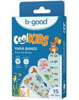 B Good Cool Kids Patterned Bandages for Minor Cuts 15 ct