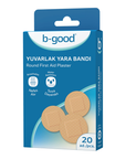 B-Good Round Adhesive Bandages for Daily Protection 20 ct