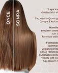 Yoon Keratin Hair Care Set - Sulfate-Free, Nourishing Treatment for Damaged Hair with Brazilian Blowout Straightening Effect Yoon Keratin Hair Care Set - Nourishing & Straightening Keratin hair care, Brazilian blowout hair straightening, Sulfate-free shampoo, Paraben-free hair products, Nourishing hair treatment, K-beauty hair care, Hair repair, Damaged hair care, Hair straightening treatment, Salon-quality hair care, Natural hair care products, Hair nourishment, Intensive hair care, Hair restoration