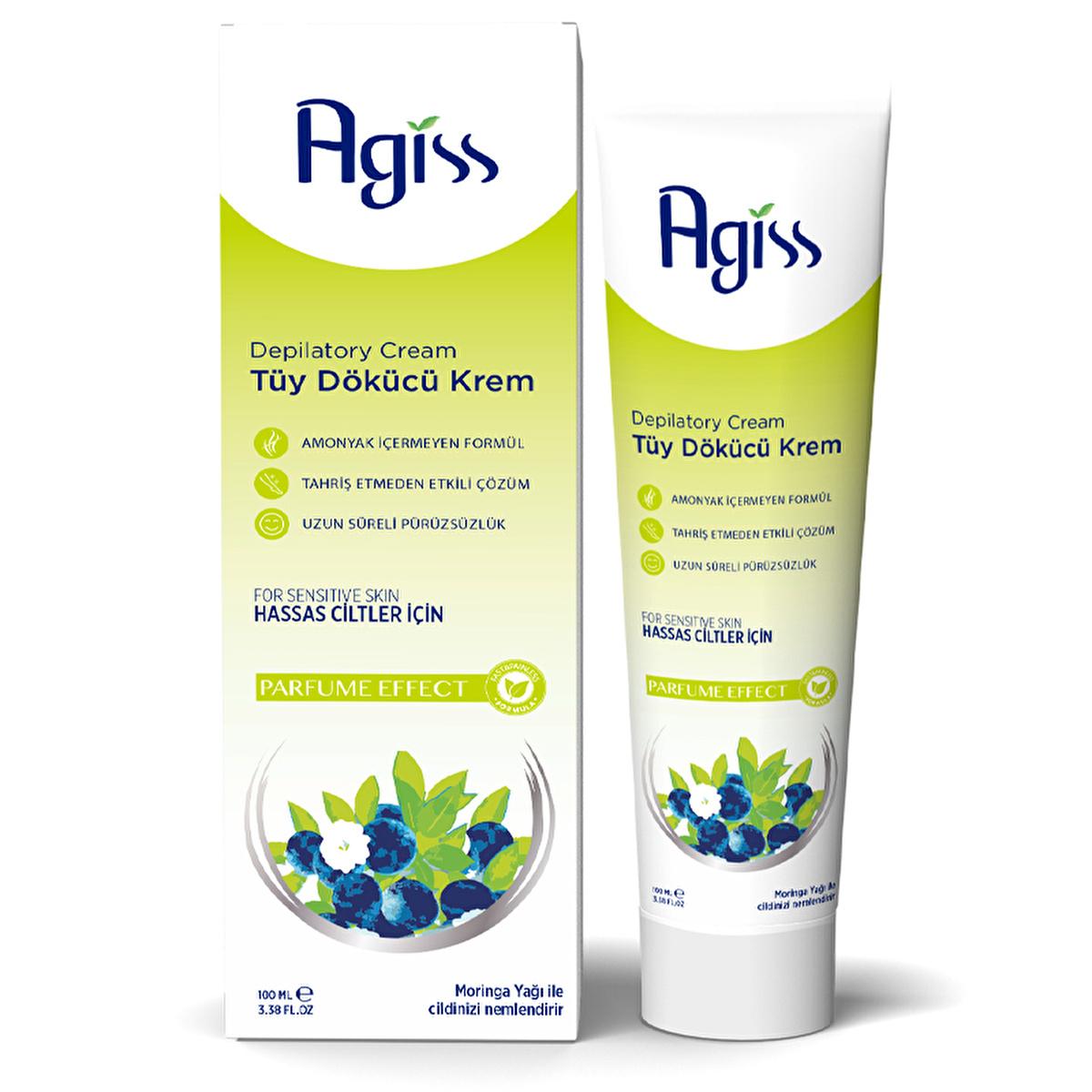 Agiss Hair Removal Cream for Sensitive Skin - 3.38 fl oz, Ammonia-Free, Clinically Tested Agiss Hair Removal Cream for Sensitive Skin - 3.38 fl oz hair removal cream, sensitive skin hair removal, ammonia-free hair removal cream, Moringa Oil hair removal cream, clinically tested hair removal cream, smooth skin, painless hair removal, gentle hair removal, at-home hair removal, body care, skincare, beauty products, personal care