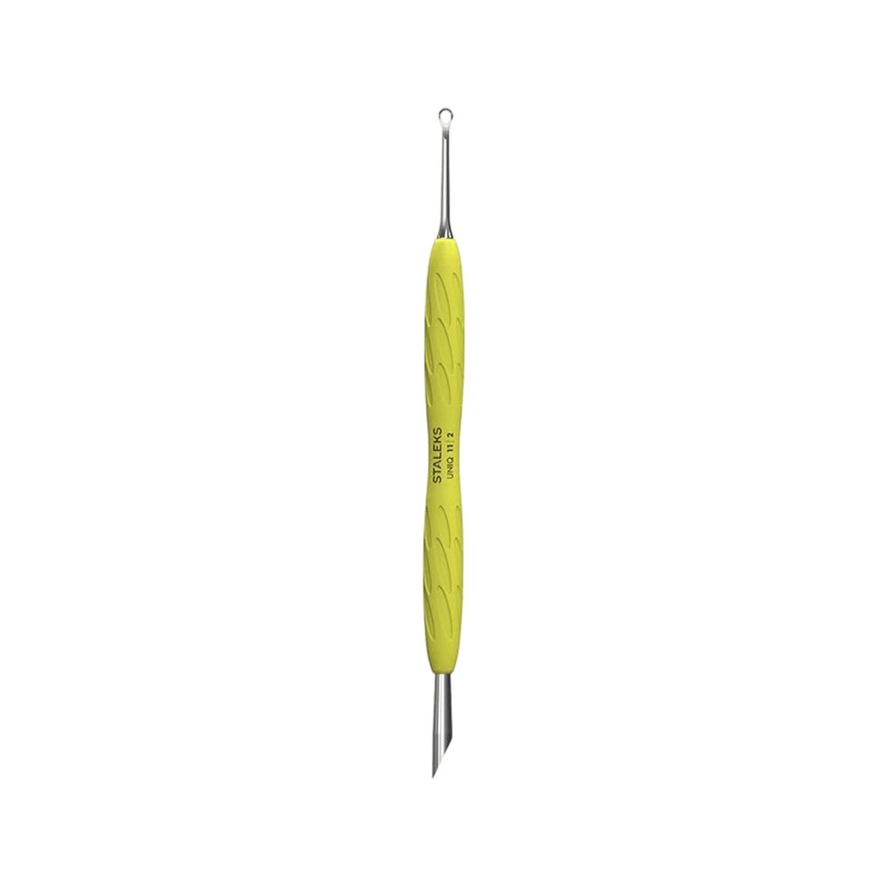 STALEKS Uniq 11 Type 2 Gummy Silicone Cuticle Pusher