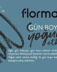 Flormar Waterproof Matte Eyeliner 101 Black Ice - Intense Pigment