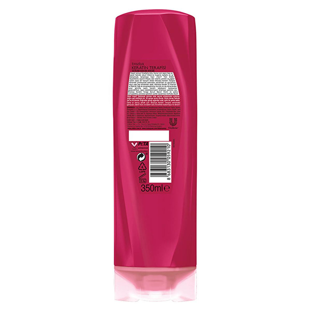 Elidor Brazilian Keratin Therapy Hair Serum - Nourishes, Smooths, and Adds Shine to Hair - 11.83 fl oz - view 8