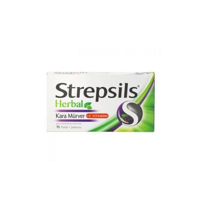 Strepsils Herbal Elderberry + Vitamin C Lozenges: Natural Sore Throat Relief & Immune Support - 16 Pastilles Strepsils Herbal Lozenges: Sore Throat Relief + Immune Support strepsils herbal, sore throat lozenges, black elderberry lozenges, vitamin c lozenges, throat soothing pastilles, kara mürver, immune support lozenges, natural sore throat remedy, sore throat, lozenges, black elderberry, vitamin c, throat soothing, pastilles, immune support, natural remedy, herbal, herbal lozenges, sore throat relief, col