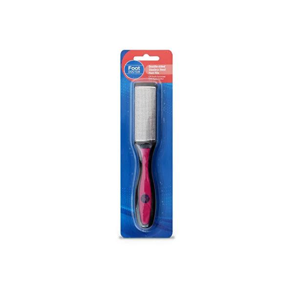 Foot Doctor Double-Sided Stainless Steel Foot File for Dry Heel Repair - Easy to Use Foot Care Tool Foot Doctor Double-Sided Foot File for Smooth Feet foot file, double-sided foot file, stainless steel foot care, dry heel repair, foot grinder, foot care tool, smooth feet, healthy feet, pedicure, foot care routine, dead skin removal, cracked heels, foot hygiene