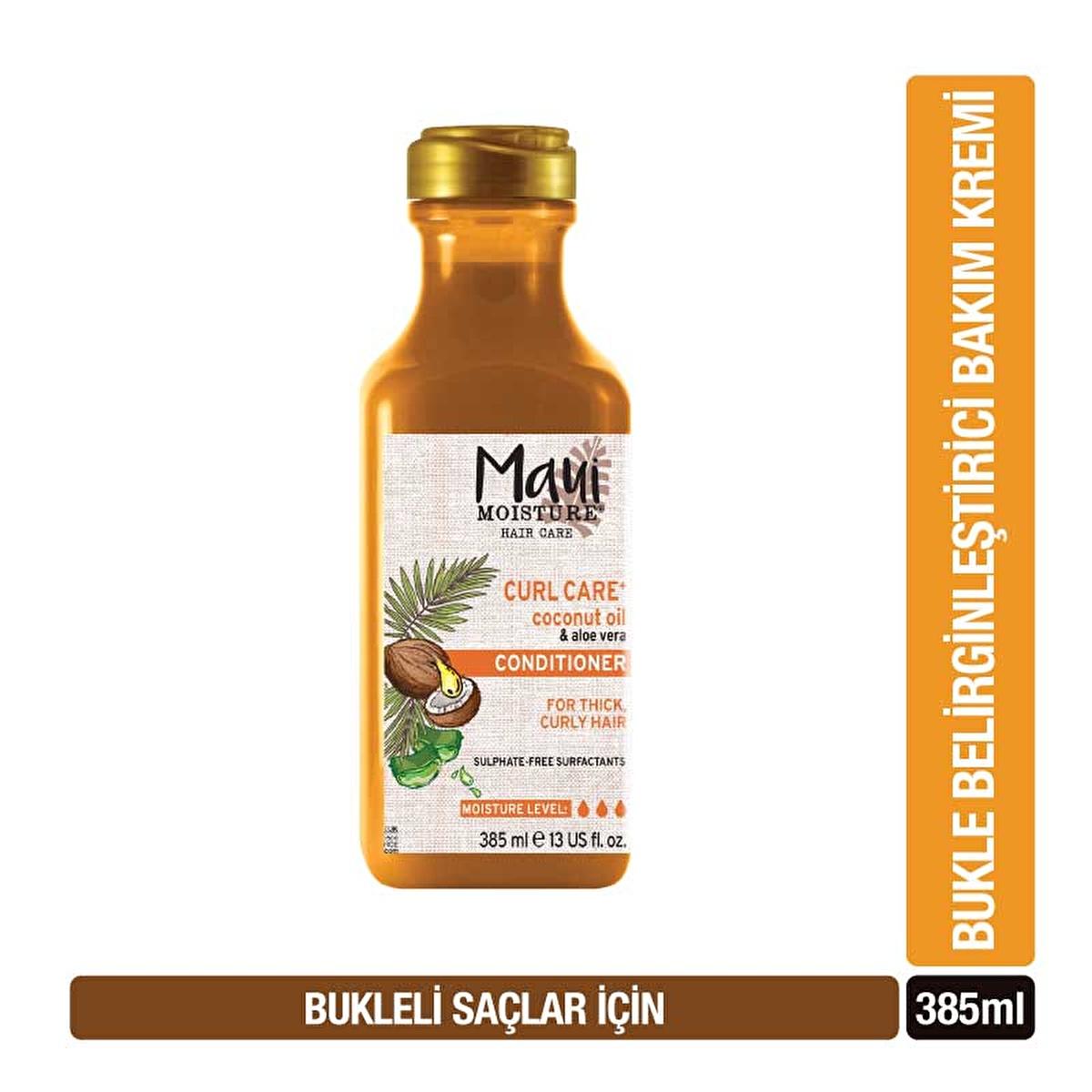 Maui Moisture Coconut Oil Curl Quench + Smoothie Hair Conditioner: Vegan, Sulfate-Free for Defined & Hydrated Curls (13 fl oz) Maui Moisture Coconut Curl Conditioner: Hydrate & Define Hair Conditioner, curly hair conditioner, coconut oil hair cream, vegan hair conditioner, sulfate-free conditioner, curl defining conditioner, aloe vera hair conditioner, natural hair care, Maui Moisture, bukle belirginleştirici, coconut oil, aloe vera, papaya extract, moisturizing conditioner, hydrating conditioner, frizz con
