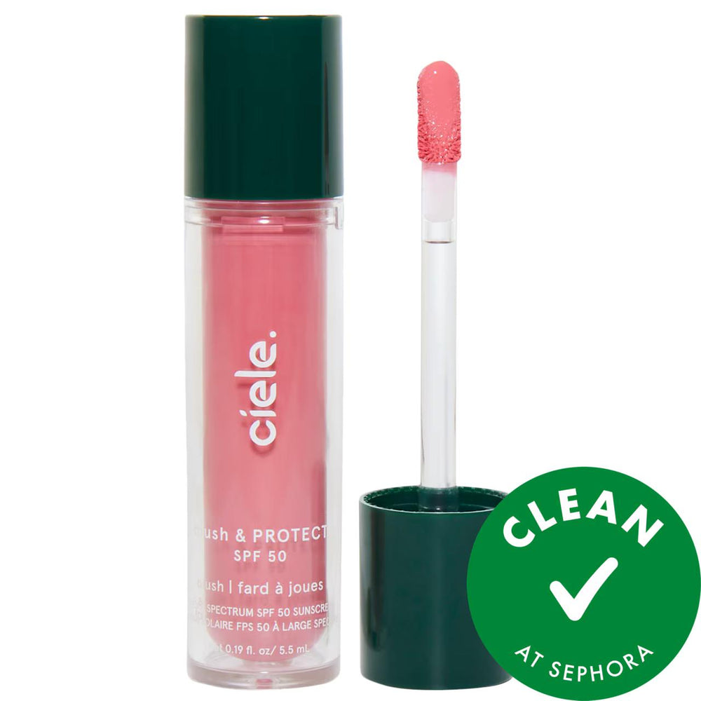 blush & PROTECT - SPF 50+ Liquid Blush with Hydrating Formula & Radiant Finish, Vegan & Cruelty-Free SPF 50+ Liquid Blush - Vegan & Cruelty-Free | blush & PROTECT liquid blush, SPF 50+ makeup, vegan cosmetics, cruelty-free beauty products, hydrating cheek color, natural blush, radiant finish, broad-spectrum sun protection, acne-safe, non-comedogenic, recyclable packaging, clean beauty, Sephora Clean at Sephora products