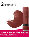 Bourjois Rouge Velvet Lipstick 12 Brunette 2.4g