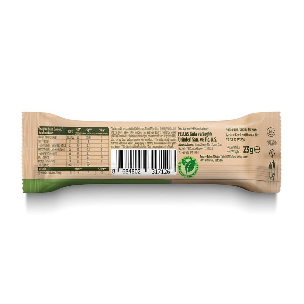 Fellas Four Seed Granola Bar Nutritious Fiber Snack 23g
