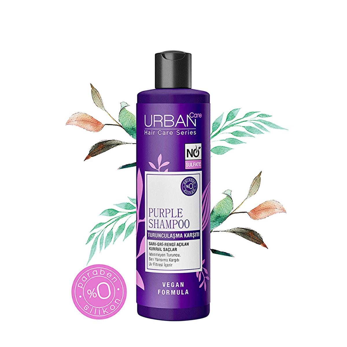 Urban Care Purple Shampoo - Sulfate-Free, Color-Protecting, Vegan Hair Care for Blonde & Grey Hair Purple Shampoo for Blonde & Grey Hair - Urban Care purple shampoo, sulfate-free shampoo, color-protecting shampoo, vegan hair care, blonde hair care, grey hair care, cruelty-free hair care, hair color maintenance, brass-free hair, healthy hair, hair repair, keratin shampoo, UV protection hair care