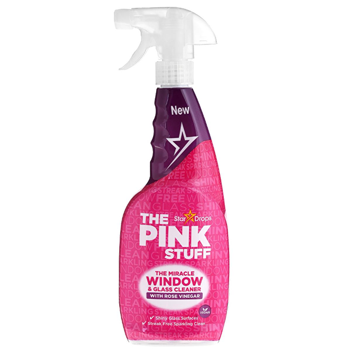 The Pink Stuff: Miracle Vinegar Glass Cleaner - Streak-Free Shine, Rose Scent, Natural & Effective Cleaning for Windows, Mirrors The Pink Stuff Vinegar Glass Cleaner - Streak-Free Shine glass cleaner, window cleaner, mirror cleaner, vinegar glass cleaner, streak free glass cleaner, rose vinegar cleaner, the pink stuff glass cleaner, best glass cleaner, natural glass cleaner, glass cleaning spray, cleaning, household cleaning, home care, streak-free, rose scent, vinegar cleaner, window spray, mirror spray, a