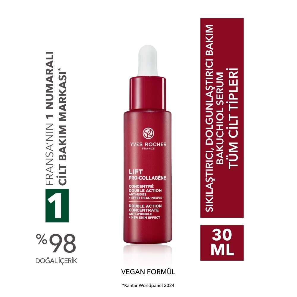 Bakuchiol Serum with Plant Collagen & Hyaluronic Acid 30ml