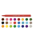 Carioca Joy Washable Felt-Tip Pens for Kids - 24 Pack, Italian-Made, Super Washable Ink, Fine Tip Carioca Joy Washable Markers - 24 Pack washable markers, felt-tip pens for children, coloring pens, art supplies for kids, Italian-made stationery, washable ink, fine tip markers, kids art supplies, classroom art materials, safe coloring pens