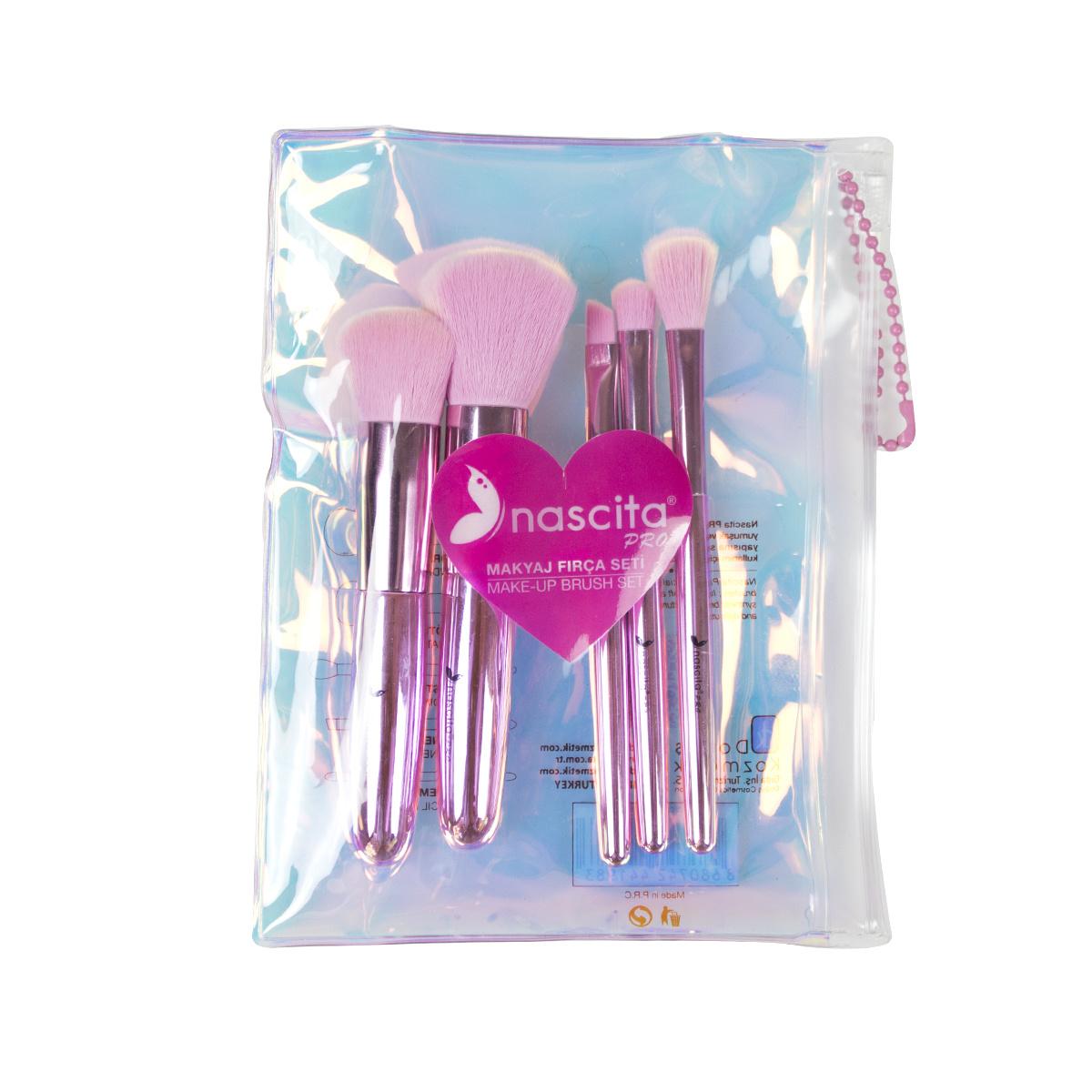 Nascita 5-Piece Makeup Brush Set - Portable, Compact, and Versatile Makeup Tools for Travel and Daily Use Nascita 5-Piece Makeup Brush Set - Portable & Versatile makeup brush set, portable makeup brushes, travel makeup kit, compact makeup brushes, 5-piece makeup brush set, makeup tools, travel cosmetics, beauty on-the-go, makeup essentials, cosmetics for travel, gift ideas for makeup lovers