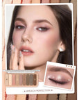 Sheglam Peach Perfection 9-Color Eyeshadow Palette