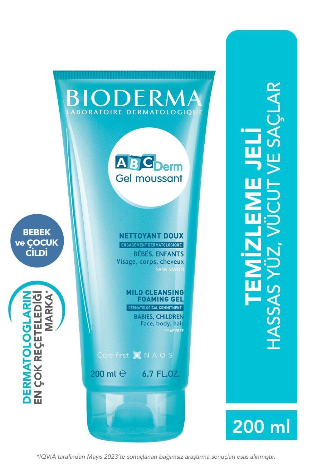 Bioderma Abcderm Foaming Gel for Babies and Children - Gentle, Non-Irritating Cleanser for Sensitive Skin from Birth Bioderma Abcderm Foaming Gel - Gentle Baby Cleanser Bioderma Abcderm Foaming Gel, Baby cleansing gel, Gentle baby skincare, Children's foaming cleanser, Sensitive skin baby products, Baby care, Skincare for newborns, Gentle cleanser, Non-irritating baby products, Daily baby skincare routine