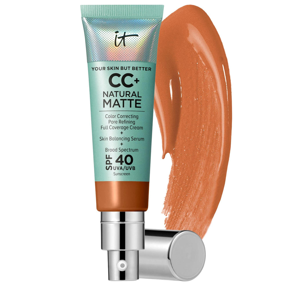 CC+ Cream Natural Matte Foundation with SPF 40 - Full Coverage, Vegan & Non-Comedogenic CC+ Cream Matte Foundation SPF 40 - Full Coverage Vegan Makeup matte foundation, SPF 40 sunscreen, vegan foundation, non-comedogenic skincare, full-coverage foundation, oily skin solution, long-lasting makeup, skincare makeup, beauty for sensitive skin, cruelty-free cosmetics