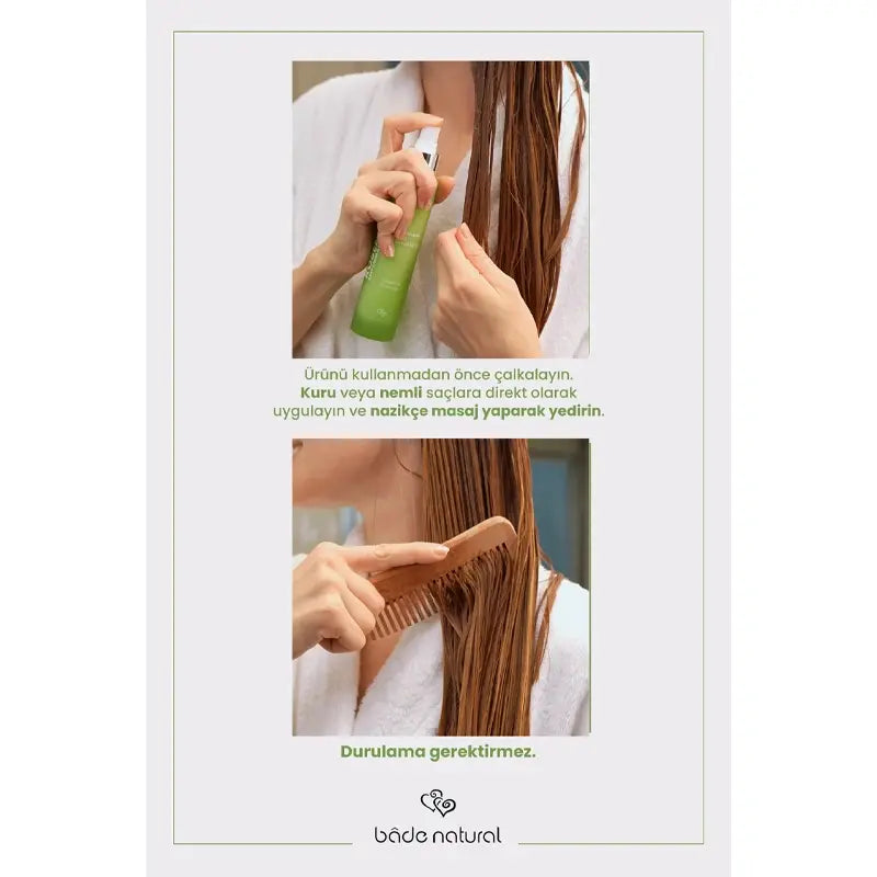 Bade Natural Rosemary Detangling Hair Milk for Softness 100ml