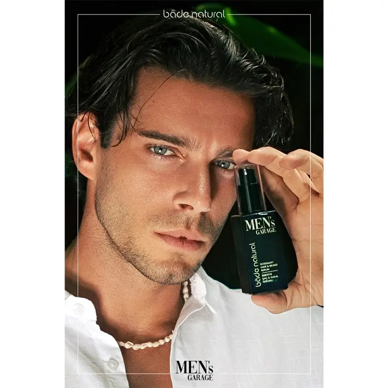 Bade Natural Men's Garage Rosemary Hair & Beard Serum 50ml