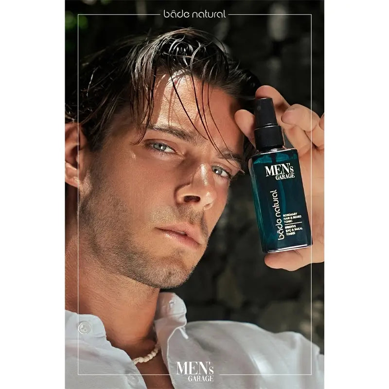 Bade Natural Men's Garage Rosemary Hair & Beard Tonic 150ml
