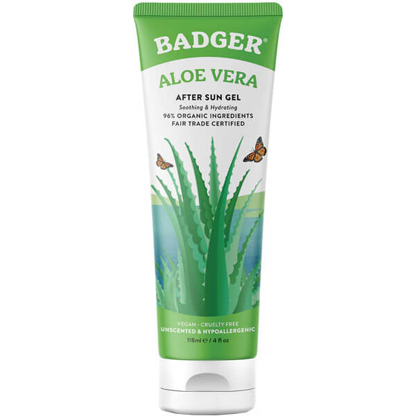 Badger Balm Organic Aloe Vera Gel Soothing Moisturizer 118ml