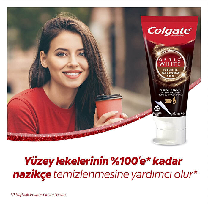 Colgate Optic White Toothpaste for Coffee