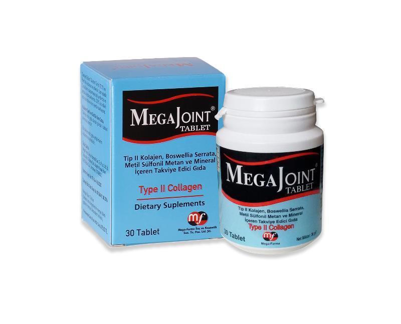 Mega Joint - 30 Tablets, Joint Health Supplement for Pain Relief & Mobility - Vitamin & Supplement