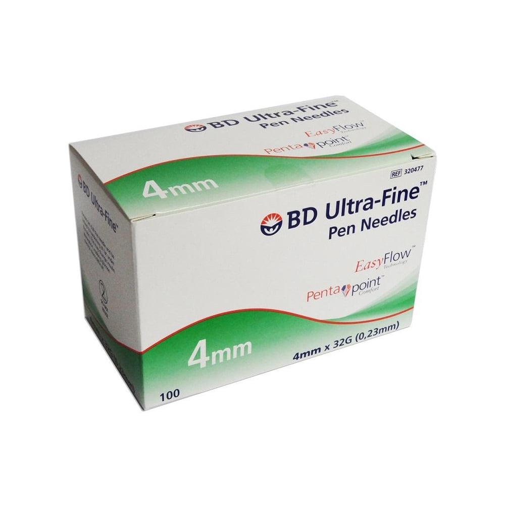 BD Micro-Fine Plus Pen Needles 4mm 32G (x100) - view 6