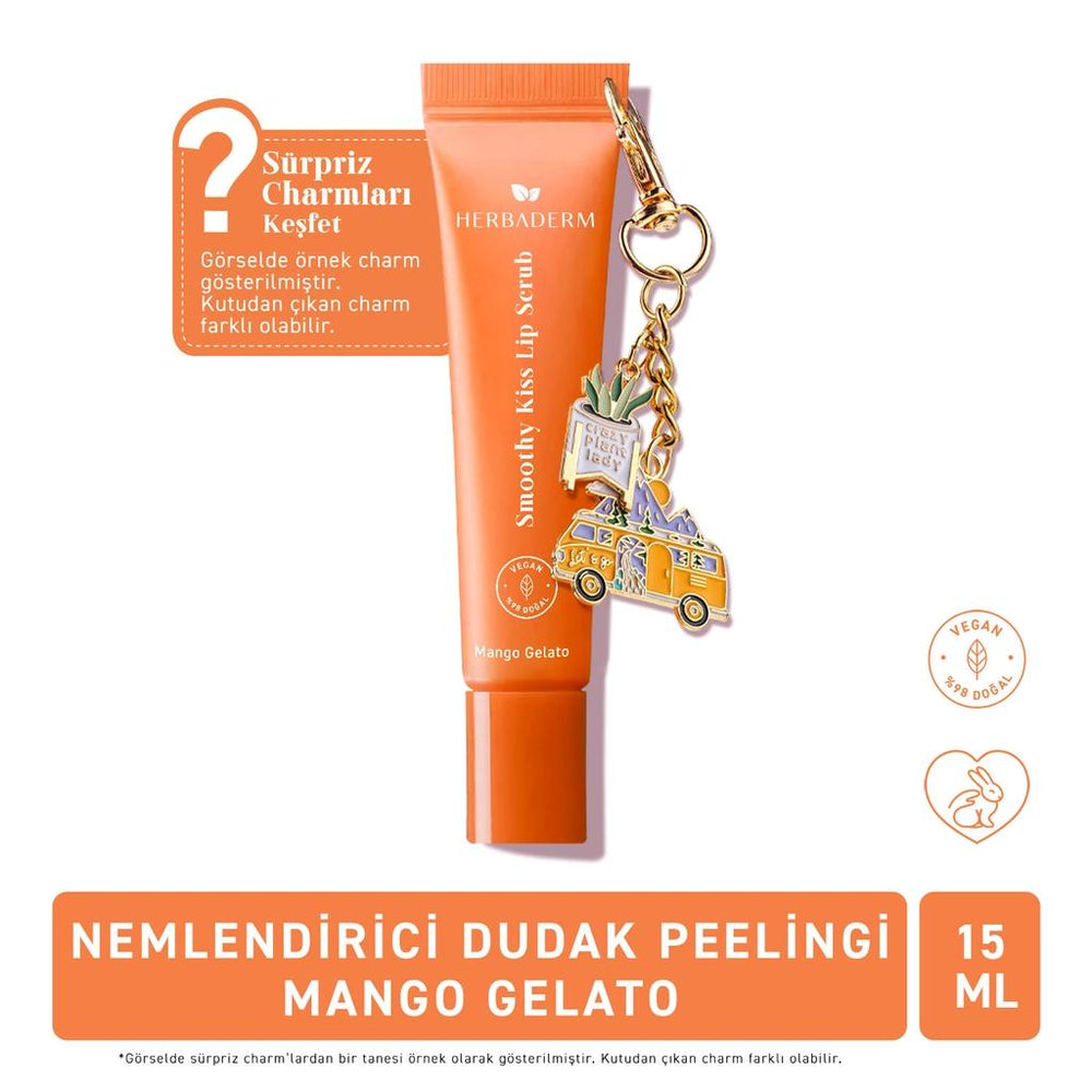 Herbaderm Mango Lip Scrub Exfoliating Balm 15 ml