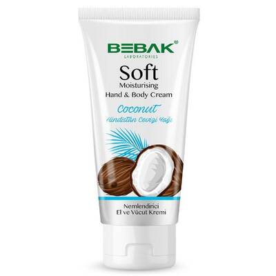 Bebak Soft Coconut Moisturizing Cream for Soft Skin 75 ml
