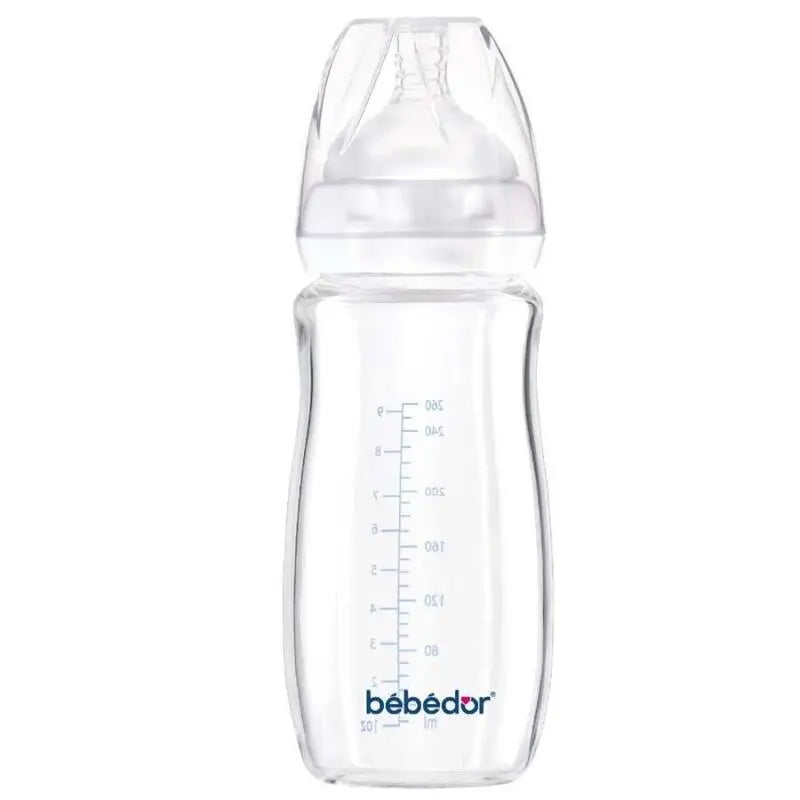 Bebedor Heat-Resistant Glass Baby Bottle 260ml