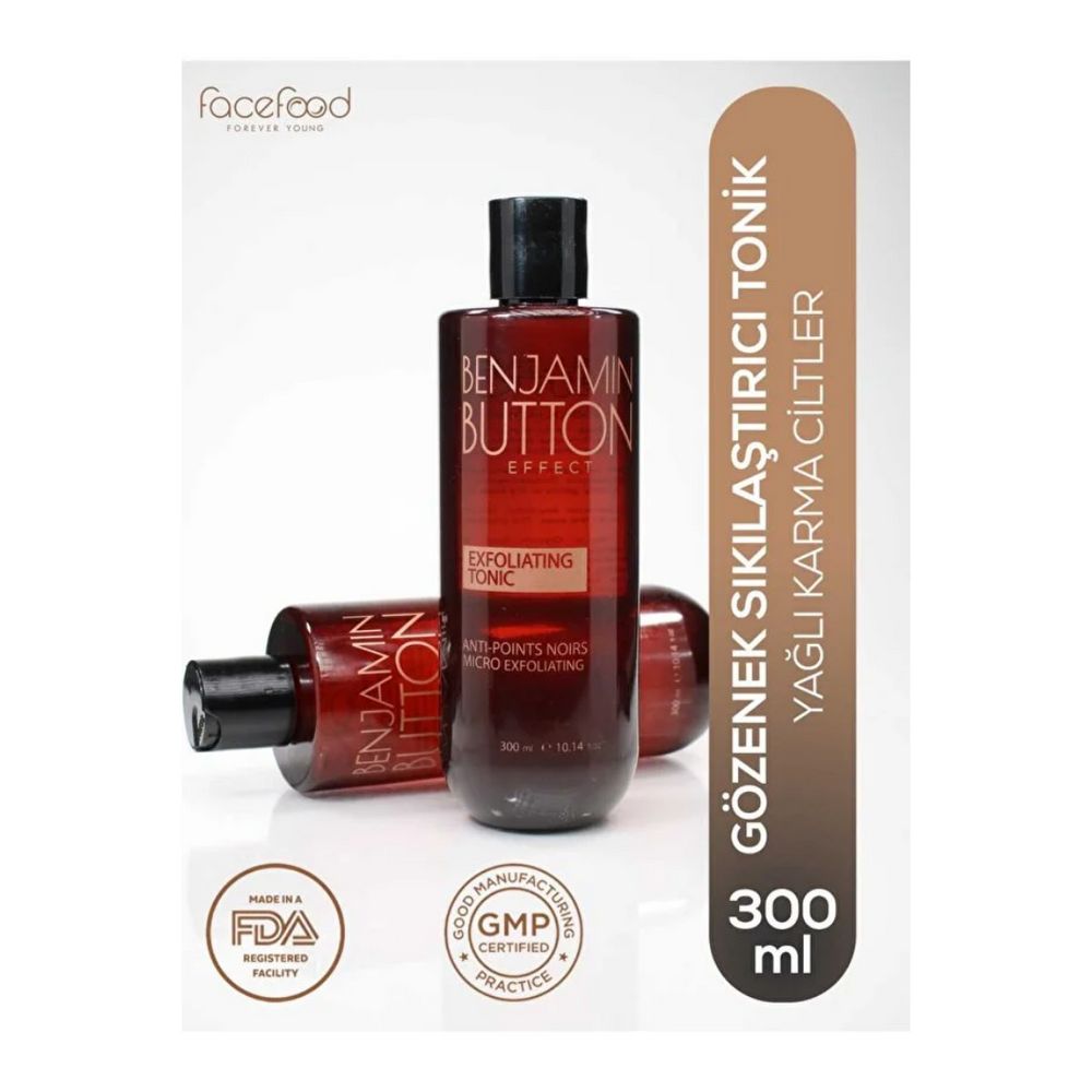 Benjamin Button Effect Exfoliating Tonic with AHA & BHA 300 ml