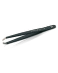 Beter Elite Matte Black Flat Slant Tweezers for Brow Shaping