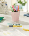 BIC Highlighter Grip Pastel Highlighter Pens with Adjustable