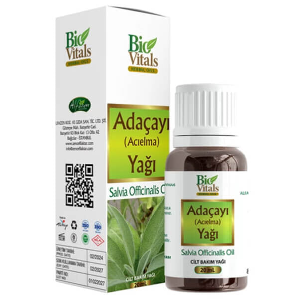 Bio Vitals Sage Oil Pure Herbal Extract 20 ml