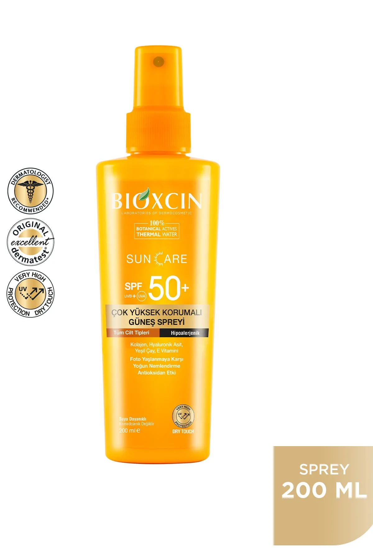 Bioxcin Sun Care Very High Protection All Skin Sun Spray Spf 50+ 200 Ml