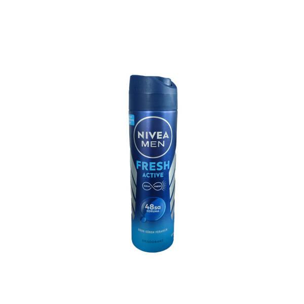 Nivea Men Fresh Active Deodorant Spray - Long Lasting 48hr Protection, Powder-Free Formula (150ml) Nivea Men Fresh Active Deodorant Spray - 48hr Protection Nivea Men Deodorant Spray, Fresh Active Deodorant, Powder-free Deodorant, Long-lasting Deodorant Protection, Men's Deodorant Spray, Deodorant for Men, Active Lifestyle, Ocean Extracts, 48hr Protection, Men's Grooming, Personal Care